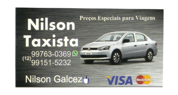 Nilson Taxista Tremembé - (12) 99763-0369