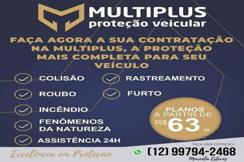 Marcela - Multiplus Proteção Veicular - (12)997942468